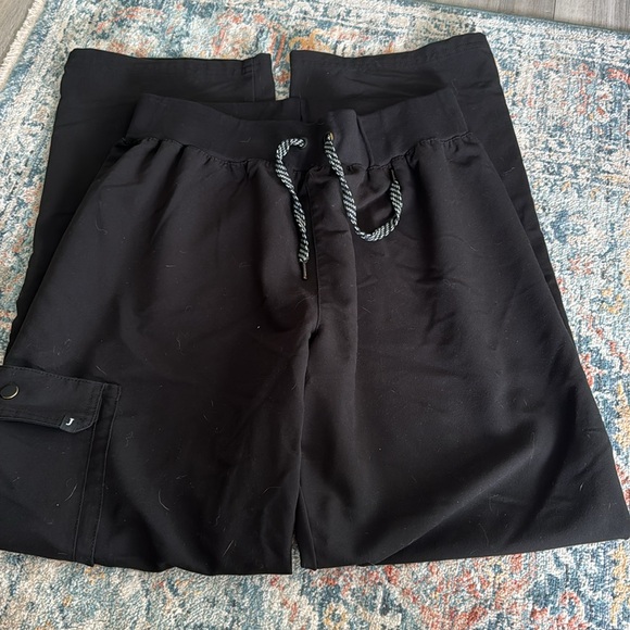 black jaanuu cargo scrub pants - Picture 2 of 4